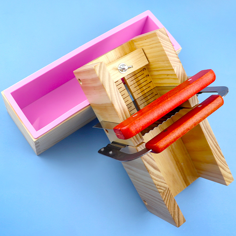 Soap Making Supplies Wholesale - แม่พิมพ์ซิลิโคนสำหรับทำสบู่ก้อนเครื่องมือตัดไม้1200กรัมแม่พิมพ์ขนมปังปิ้งทรงสี่เหลี่ยมเครื่องมือแฮนด์เมดแบบ DIY