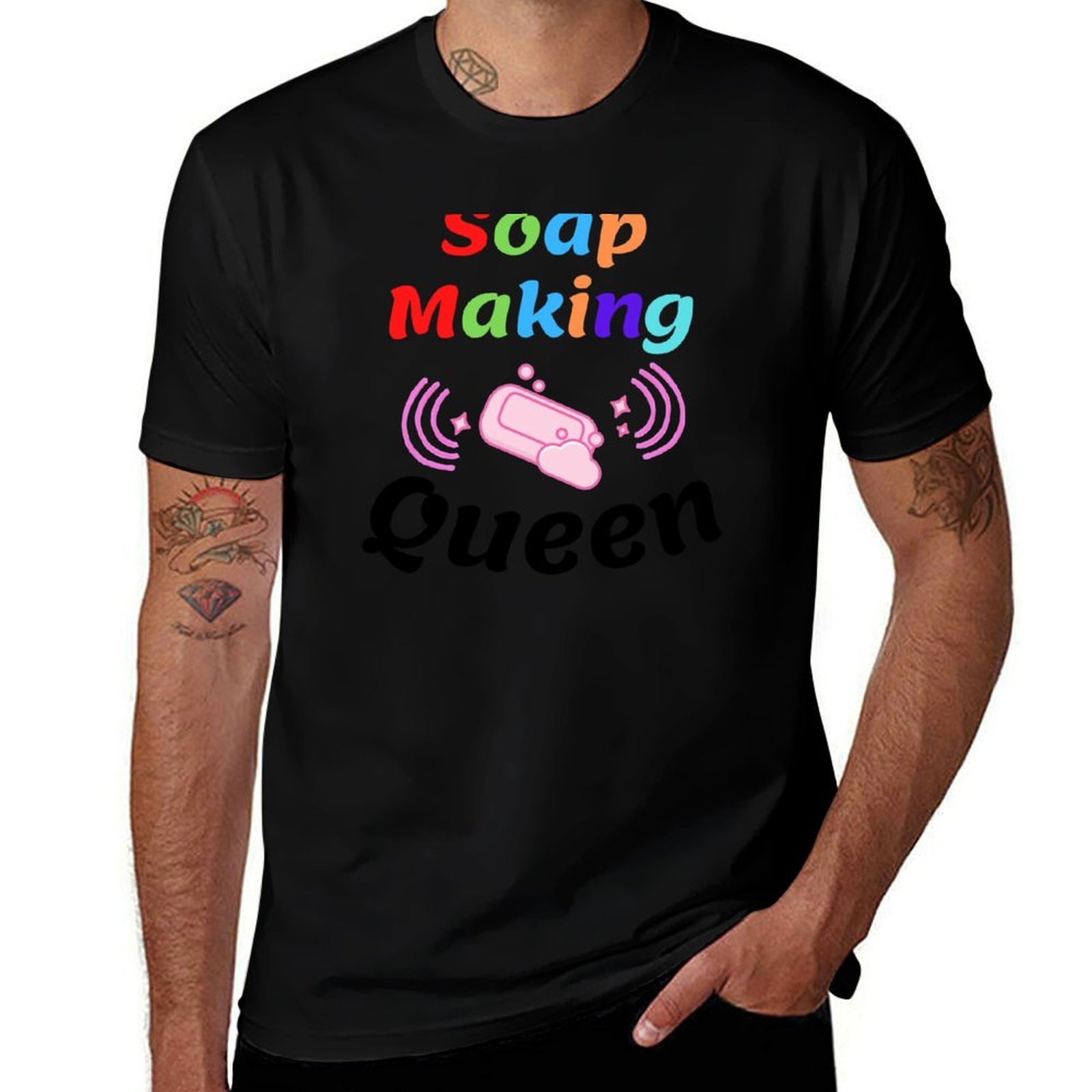 Soap Making Queen - เสื้อยืดลายตลก 