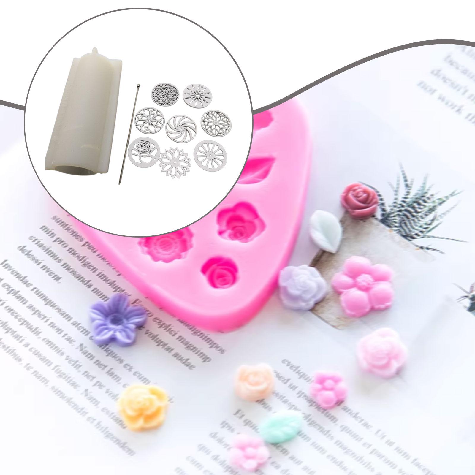 Soap Making Youtube - ชุดทำสบู่แบบหลอดซิลิโคนพร้อมแม่แบบอะคริลิกสำหรับทำสบู่แฮนด์เมดและอุปกรณ์ทำเทียน