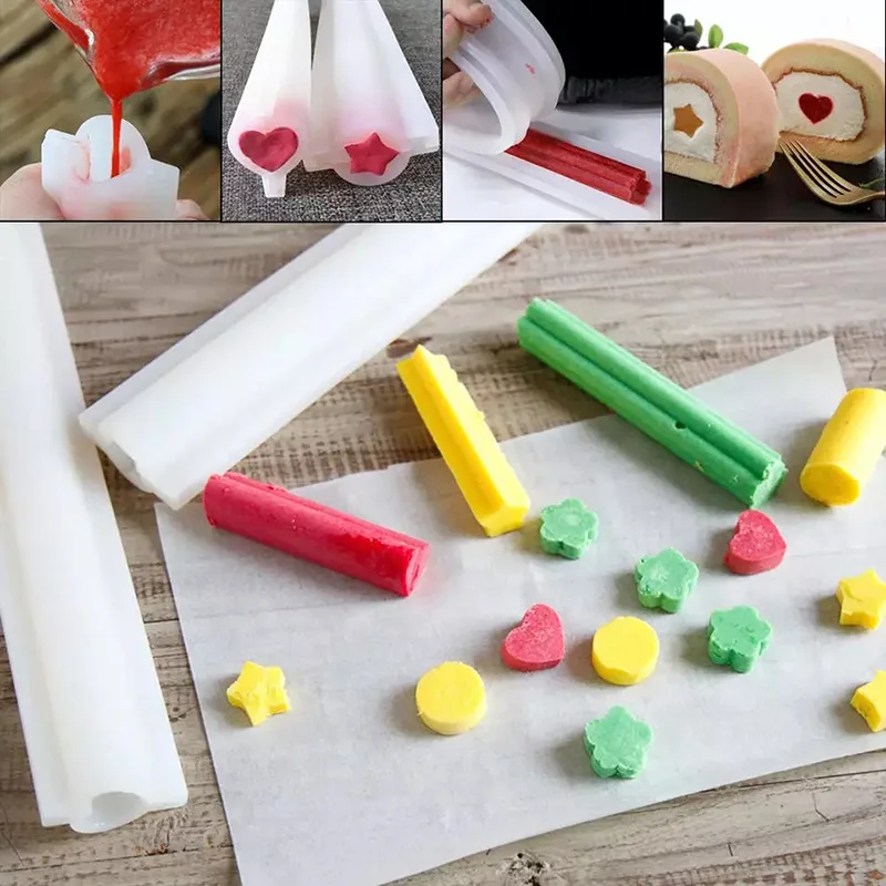 Soap Making Youtube - แม่พิมพ์สบู่ซิลิโคนรูปทรงต่างๆยาว32ซม. ท่อรูปหัวใจผีเสื้อปลาโลมาแม่พิมพ์ทำสบู่ทำมือแบบทำมือ