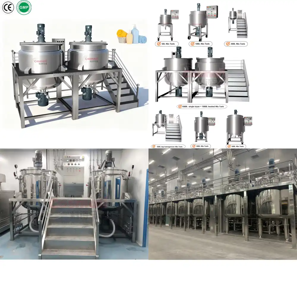 Soap Making Vessels - เครื่องผสมแบบ Homogenizer ขนาด 500 ลิตร 2500
