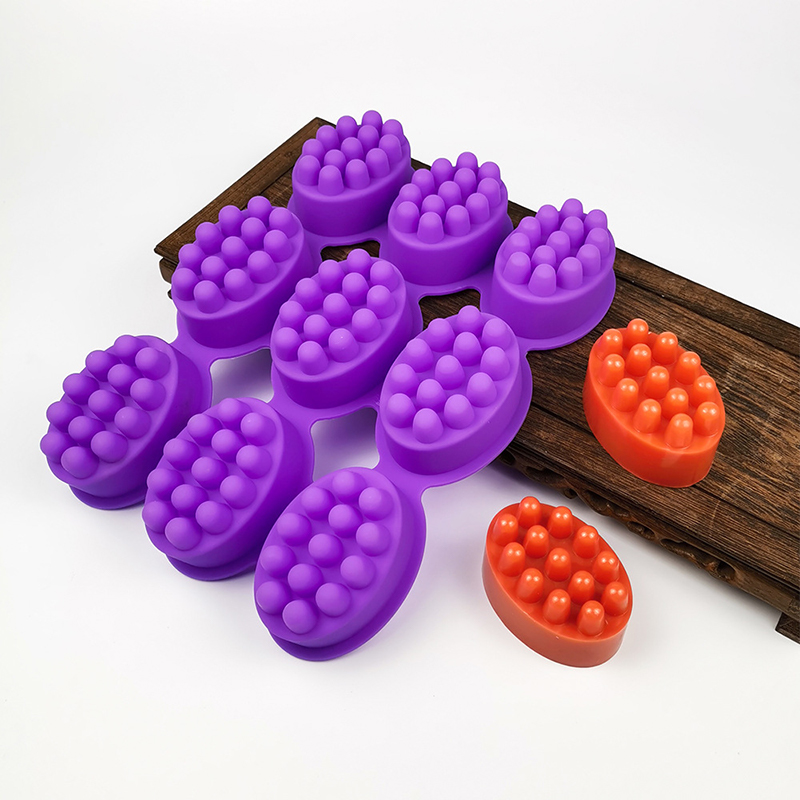 Soap Making Vendors - ใหม่ # แม่พิมพ์สบู่ซิลิโคน 3 มิติ รูปทรงนวด