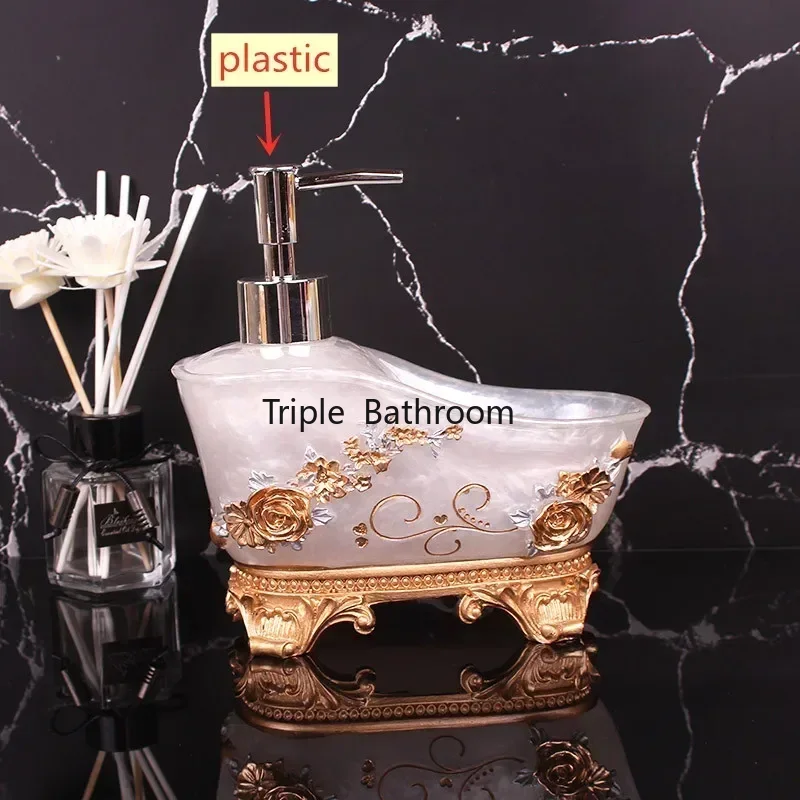 Soap Making Jar - ยุโรปขวดสบู่เหลวเรซิ่นอ่างอาบน้ํารูปร่างห้องน้ํา Sanitizer ขวดแชมพูเจลอาบน้ําสายรัดข้อมือ Dispenser อุปกรณ์เสริม