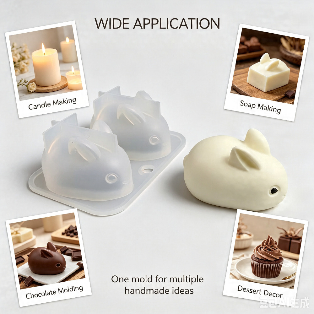 แม่พิมพ์ซิลิโคนรูปกระต่าย 3 มิ - Soap Making Vendors บทวิจารณ์และราคา