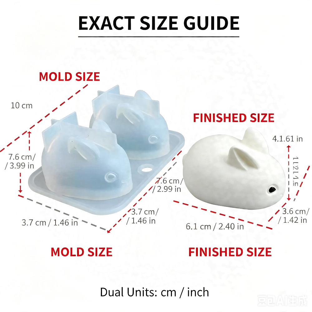 แม่พิมพ์ซิลิโคนรูปกระต่าย 3 มิ - Soap Making Vendors บทวิจารณ์และราคา
