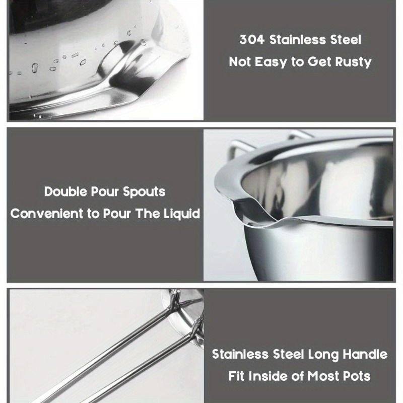 ชุดหม้อหลอมเทียน 2 ชิ้น ขนาด 4 - Soap Making Jar บทวิจารณ์และราคา