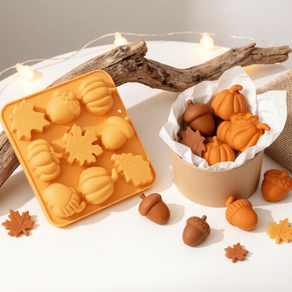 แม่พิมพ์ซิลิโคนรูปฟักทอง ลูกโอ - Soap Making Jar บทวิจารณ์และราคา