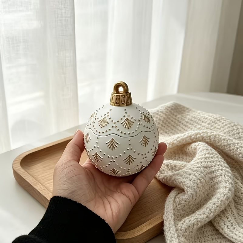 แม่พิมพ์ซิลิโคนลูกบอลคริสต์มาส - Soap Making Jar บทวิจารณ์และราคา