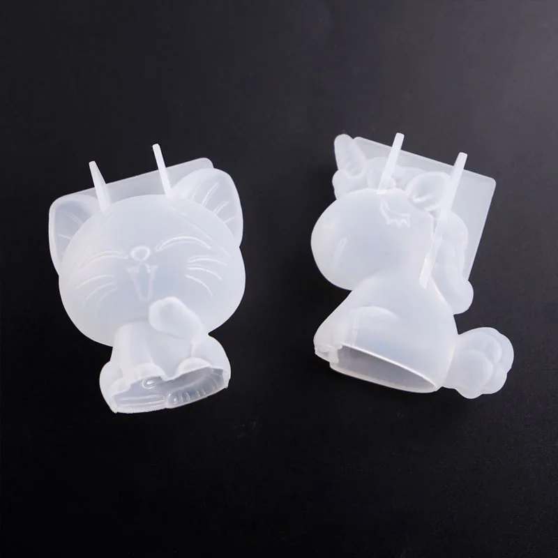 3D เรขาคณิตซิลิโคนยูนิคอร์นแมว - Soap Making Vendors บทวิจารณ์และราคา
