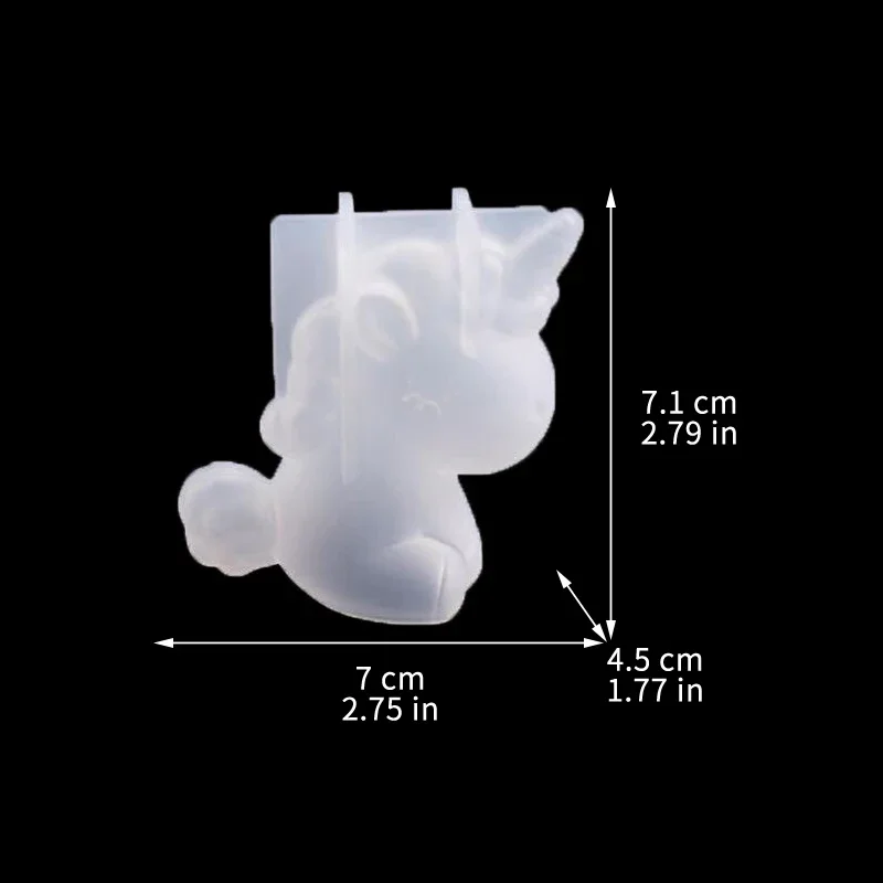 3D เรขาคณิตซิลิโคนยูนิคอร์นแมว - Soap Making Vendors บทวิจารณ์และราคา