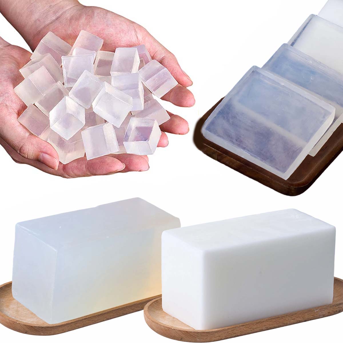 เบสสบู่กลีเซอรีน 1000 กรัม สำห - Soap Making Supplies Wholesale บทวิจารณ์และราคา