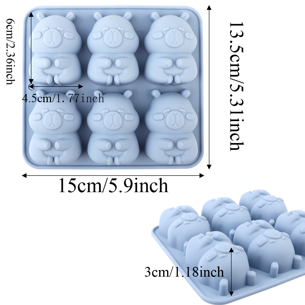 1 แม่พิมพ์ซิลิโคนรูปคาปิบาราสุ - Soap Making Vendors บทวิจารณ์และราคา