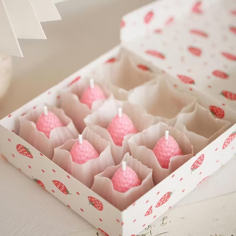 แม่พิมพ์เทียนซิลิโคนรูปสตรอว์เ - Soap Making Vendors บทวิจารณ์และราคา