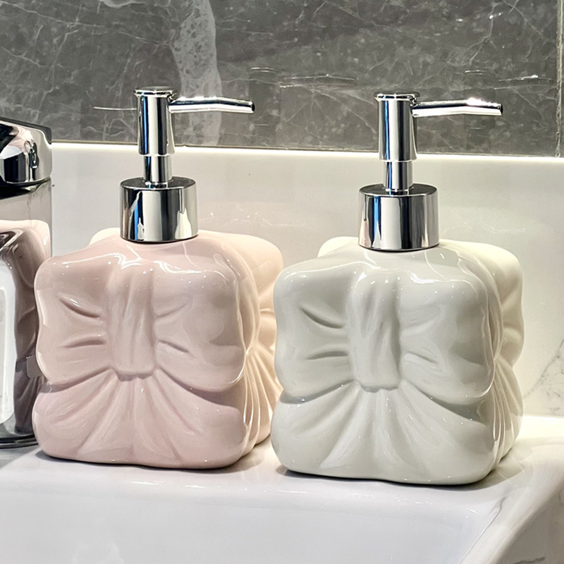 ขวดเซรามิครูปโบว์น่ารัก แยกส่ว - Soap Making Jar บทวิจารณ์และราคา
