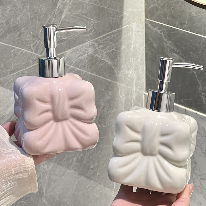 ขวดเซรามิครูปโบว์น่ารัก แยกส่ว - Soap Making Jar บทวิจารณ์และราคา