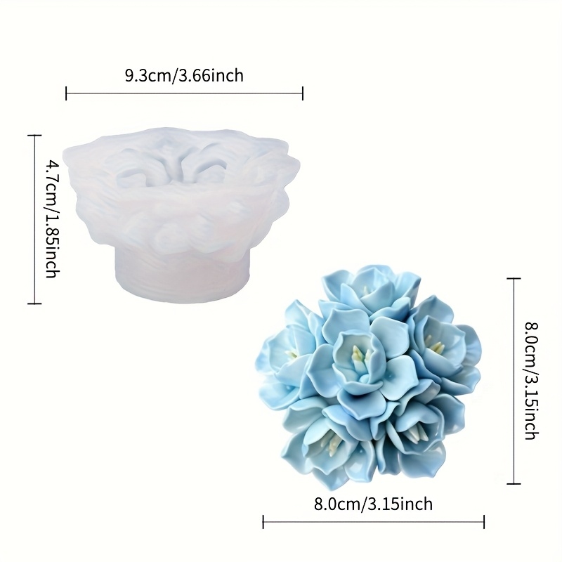 แม่พิมพ์ซิลิโคนเทียนดอกไฮเดรนเ - Soap Making Vendors บทวิจารณ์และราคา