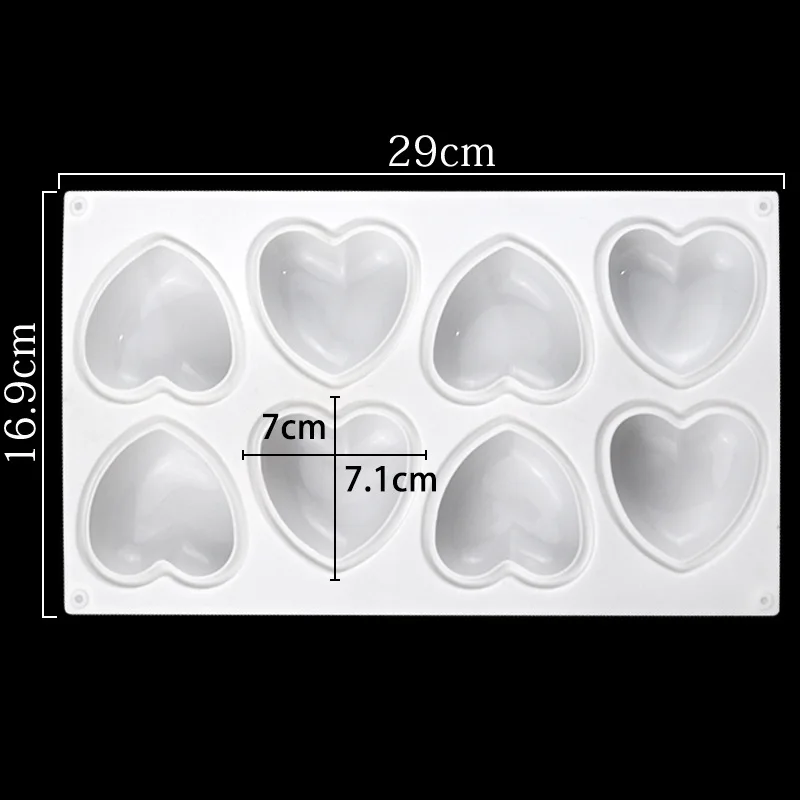 Love Heart ซิลิโคนสบู่แม่พิมพ์ - Soap Making Vendors บทวิจารณ์และราคา