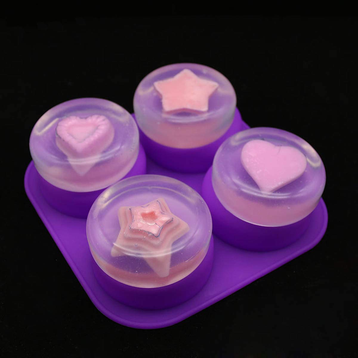 1-2 ชิ้น แม่พิมพ์ซิลิโคนทรงกลม - Soap Making Vendors บทวิจารณ์และราคา