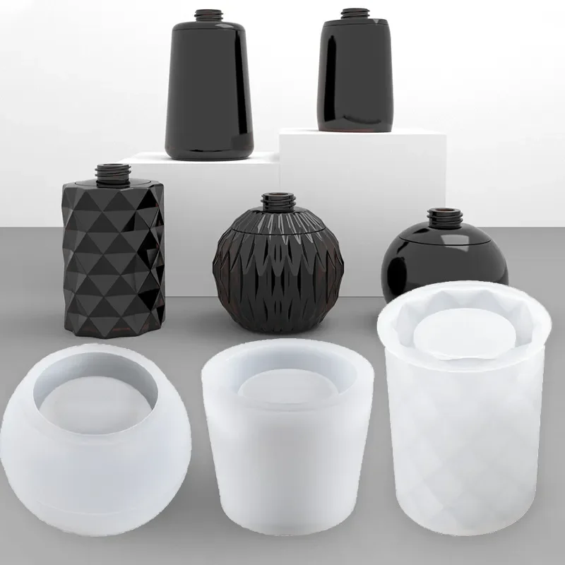 ขวดน้ํามันหอมระเหยแม่พิมพ์ซิลิ - Soap Making Jar บทวิจารณ์และราคา