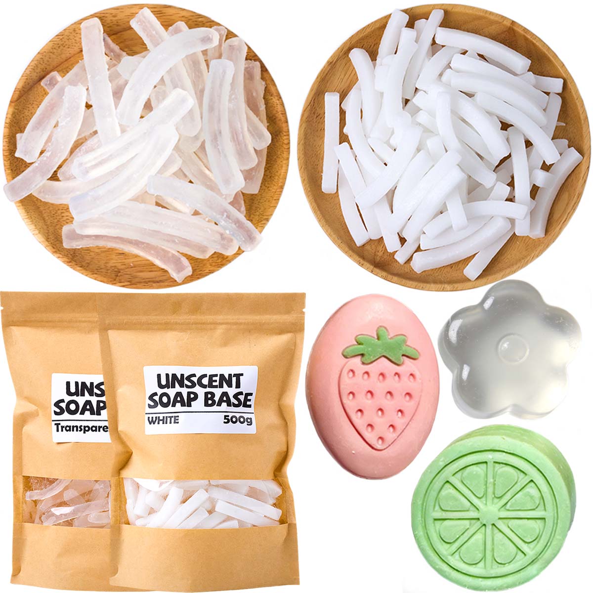 เบสสบู่กลีเซอรีน 500 กรัม สำหร - Soap Making Glycerin Base บทวิจารณ์และราคา