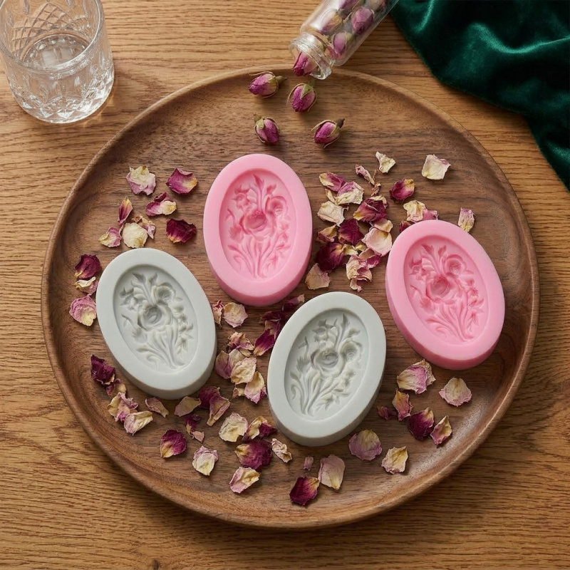 แม่พิมพ์ซิลิโคน 4 ชิ้นรูปทรงดอ - Soap Making Vendors บทวิจารณ์และราคา