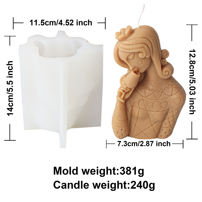 แม่พิมพ์ซิลิโคนเทียนรูปคนชายหญ - Soap Making Jar บทวิจารณ์และราคา