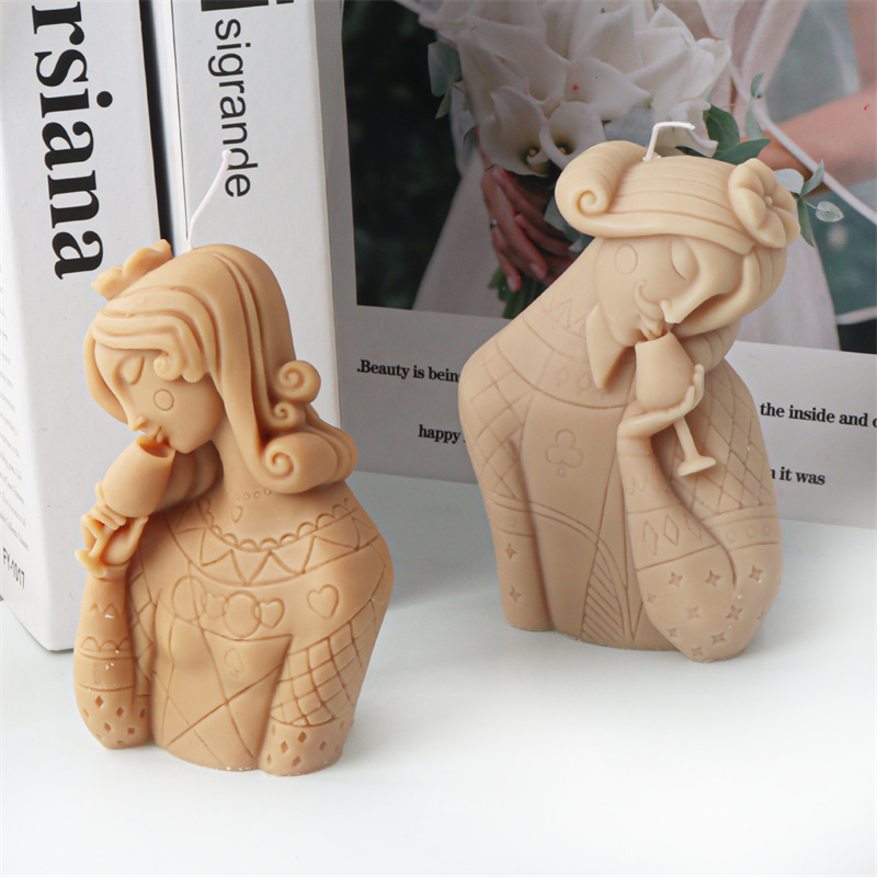 แม่พิมพ์ซิลิโคนเทียนรูปคนชายหญ - Soap Making Jar บทวิจารณ์และราคา
